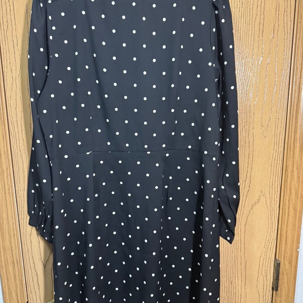 Loft petite polka dot button dress size 12 - Picture 4 of 9